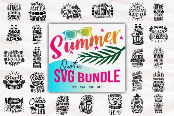 Download Summer Quotes SVG Bundle - Premium Resources