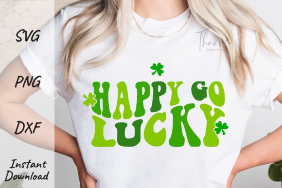 Download Happy Go Lucky Svg ST Patricks Day - Premium Resources