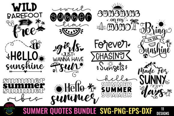 Download Summer Quotes SVG Bundle I Summer SVG - Summer quotes svg Collection