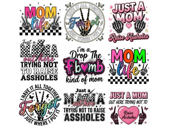 Download Funny Sarcastic Mom Life Mama Tshirt Png Bundle - Funny Collection