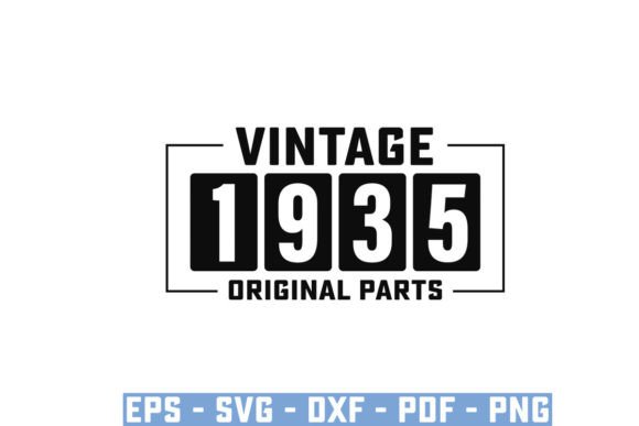 Download Vintage 1935 Original Parts Funny Svg - Funny Collection