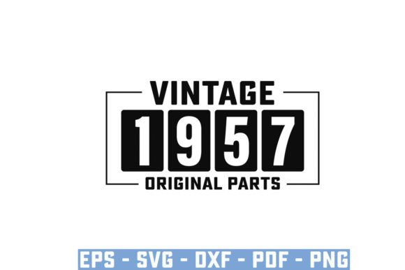 Download Vintage 1957 Original Parts Funny Svg - Funny Collection
