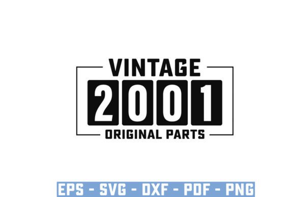 Download Vintage 2001 Original Parts Funny Svg - Funny Collection